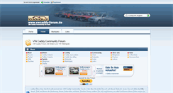 Desktop Screenshot of caddy-forum.de