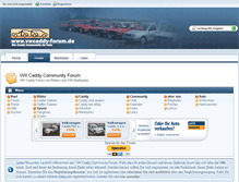 Tablet Screenshot of caddy-forum.de